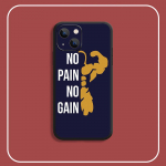 No Pain No Gain telefono dėklas, skirtas iPhone Samsung Galaxy Redmi Xiaomi Oppo OnePlus Note SA 7 8 9 10 11 12 13 14 20 21 22 23 53 54 Pro Max Plus Ultra iPhone 6 or 6S