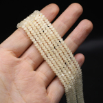 Natūralaus akmens karoliukai briaunoti karoliukai Abako formos karoliukai 2x3 mm pakabukai papuo&scaron;alams gaminti &bdquo;pasidaryk pats&ldquo; karoliai, apyrankės, auskarai, aksesuarai 2x3mm