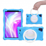 Dėklas Samsung Galaxy Tab S6 A7 Lite 8.7 2021 T220 P610 su pasukamu žiediniu stovu, skirtas Tab A 8.0 S5e A8 10.5 A7 10.4 colių plan&scaron;etėms A7Lite 8.7 T220 T225 dangaus mėlyna spalva