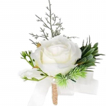 1vnt rie&scaron;o korsažas Bridesmaid Sisters Rose Pearl Breast Gėlė Rie&scaron;o gėlė Breast Flower smėlis