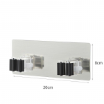 Klijuojami universalūs kabliukai prie sienos tvirtinamas &scaron;luostės organizatoriaus laikiklis &Scaron;epetys &Scaron;luota Kabykla Kabliukas Virtuvė Vonios kambarys Stiprūs priedai