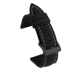 18 mm 20 mm 22 mm 24 mm silikoninis sportinis dirželis vandeniui atsparus guminis vyri&scaron;kas pakaitinis dirželis, skirtas Samsung S3, skirtas Huawei Watch GT2 46 mm, skirtas Amazfit GTR 18mm