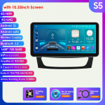 2 din Android 9 automobilinis daugialypės terpės grotuvas GPS stereo DAB + radijas, skirtas Mercedes Benz W211 W219 W209 W463 E200 CLS350 CLS500 E220 E320 4G i&scaron;manusis ekranas S5 8Core 4G 64G AI