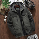 Rudens ir žiemos įkrovimo paltas Vyri&scaron;kas pliu&scaron;inis ir storintas medvilninis paltas Lauko alpinizmo kostiumas &Scaron;alčiui atsparus ir &scaron;iltas didelis paltas