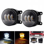 Led rūko žibintas Gintarinis baltas PTF 7/5/3 lę&scaron;iai visureigio rūko žibintai, skirti Lada Niva Jeep Cherokee XJ 3 lens 30W