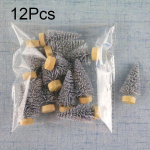 12 vnt Miela Snow Frost Mini Kalėdų eglutė sizalio stalvir&scaron;io pu&scaron;ies dekoras maža dovana, graži 4.5CM*12Pcs/Pack