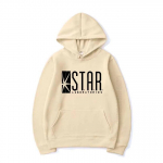 Hoodies Vienspalviai Star Labs Spausdinimo Gobtuviniai Vir&scaron;utiniai Drabužiai Streetwear Unisex Moteri&scaron;ki Kasdieniai Laisvalaikio Megztiniai Pavasariniai Madingi Hip Hop Unsiex L