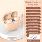 &bdquo;Mini Bluetooth 5.3&ldquo; ausinės &bdquo;Tikros belaidės nematomos į ausis įdedamos ausinės&ldquo; Žaidimams HIFI stereofoninės triuk&scaron;mo mažinimo ausinės 20 val. muzikos laikas