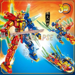 &bdquo;Trys viename&ldquo; &bdquo;Warrior&ldquo; mechaniniai &bdquo;Golden X Titans&ldquo; mechai &bdquo;Chariot Dragons&ldquo; 15 sezonas &bdquo;Statybiniai blokeliai&ldquo; Klasikiniai modelių rinkiniai &bdquo;Plytelės&ldquo; Vaikų rinkiniai amarantas