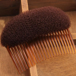Moterų plaukų formavimo klipas Stick Comb Braid Tool Bun Maker plaukų aksesuaras kava