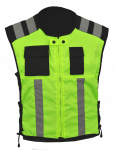 Motociklo Hi Vis Liemenė Apsauginė striukė Hi viz Visibility Liemenė &Scaron;viesą atspindintis Seilinukas