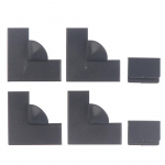 1vnt lango ekrano kampai, pagaminti pasidaryk pats, magnetiniai lango ekrano priedai balta