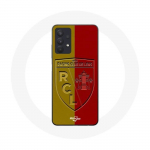Coque Samsung Galaxy A32 5G rcl lens Logo fond jaune et rouge