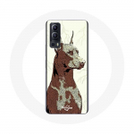 Coque Vivo Y72 Doberman Race de chiens
