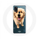 Coque Samsung Galaxy A21S golden retriever Chiot