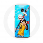 Coque pour Samsung Galaxy S6 One Piece Manga Trafalgar Law ep&eacute;e
