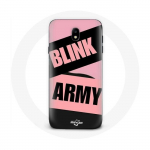Coque pour Samsung Galaxy S4 BTS ARMY Et Blackpink Blink Rose Noir