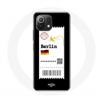 Coque pour Xiaomi Mi 11 Lite Billet d'avion berlin