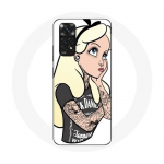Coque pour Xiaomi Redmi Note 11 4G Alice princesse tatou&eacute;e