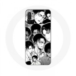 Coque pour Xiaomi Poco M3 Pro Attaque des Titans Manga Levi Ackerman
