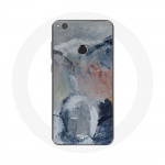 Coque pour Huawei P8 Lite 2017 Fond de texture abstraite gris
