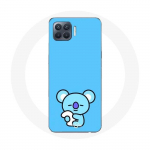 Coque pour Oppo A93 Bangtan BTS BT21 Koya RM Fond Bleu