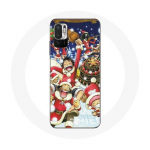 Coque pour Xiaomi Redmi Note 10 5G One Piece Christmas Day Anime Manga