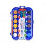 Akvarelinių dažų rinkinys su akvarelės teptuku 12/24/36/48 Ry&scaron;kios spalvos Labai pigmentuotas tapybos meno dovanos pradedantiesiems profesionalams 12 colours