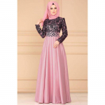 Artimųjų Rytų ramadanas retro eleganti&scaron;ka suknelė abaya kaftan stiliaus nėriniai ilgomis rankovėmis musulmonų dubai moteri&scaron;kos eleganti&scaron;kos plius dydžio Turkija islamo drabužiai S-5XL 5xl