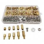 910Pcsset M3 Male Female Hex Brass Standoff Spacer Kit with Screw Nut and Washer pcb motherboard