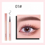 Waterproof and sweat resistant Eyeliner Long-lasting quick-drying non-smudging natural three-dimensional color Student liquid Eyeliner women makeup 1#black