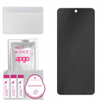 apgo Privacy Matte Hybrid protective glass compatible with Tecno Pova 3, flexible nano glass, great replacement for tempered glass, scratch-resistant,