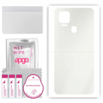 apgo MATTE Protective Skin Sticker for the back compatible with ZTE Blade V2020, Wrap Film, Hydrogel Film, Flexible, Soft TPU with positioning layer e