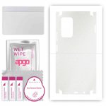 apgo Protective Skin Sticker for the back+sides compatible with Xiaomi Redmi Note 11T, Full Wrap Film, Foil, Vinyl - Pattern Matte Transparent