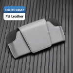 SEAMETAL odinis automobilio saulės skydelis nuo saulės Universalus automobilio saulės skydelio laikiklis automobilinių saulės akinių laikiklis Suede Leather juoda
