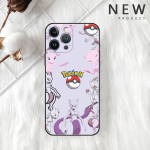 Dėklas Apple iPhone 11 13 14 12 Pro 7 Plus XR X XS Max 6 6S 13Pro Max juodas silikoninis telefonas Funda Pika Pokemoon Cute iPhone 14 Pro Max