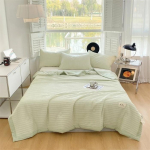 Sojų pluo&scaron;to vasarinė vėsi antklodė vienam asmeniui plona vasarinė antklodė antklodė su oro kondicionieriumi skalbiama ma&scaron;inoje vasarinė dvigulė bendrabučio 150x200cm 1pcs