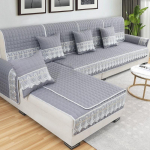 Pledas neslystantis sofos užvalkalas, apsauginis &scaron;ezlongas keturių sezonų universalus tamprus kampinis sofos pagalvėlės rank&scaron;luostis 1/2/3/4 sėdimos sofa Cojines 90x120cm 1piece