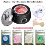 200CC Wax Heater &scaron;ildomas plaukų &scaron;alinimo aparatas rankoms pėdoms kūno SPA epiliatorius parafino va&scaron;ko indelis + va&scaron;ko pupelės + medienos lazdelės