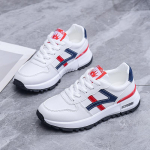 &bdquo;Forrest Gump&ldquo; batai, moteri&scaron;ki pavasario nauji porai, laisvalaikio sportiniai batai vyrams ir moterims, apvalūs Retro odiniai maži balti batai 40