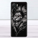 Dėklas, skirtas Xiaomi Redmi Note 11 9S 10 9 8 7 9A 9C 9i K40 8T 10C 9T K50 silikoninis telefono apvalkalas Lion Wolf Redmi Note 10 5G