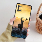 Skirta Samsung Galaxy A02s A12 A31 A41 A32 4G A71 A21s A51 A52 A72 A53 A52s 5G A22 Elnių medžioklės Camo mobiliųjų telefonų dėklai Phone Funda Samsung A71