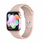 Viso jutiklinio ekrano &bdquo;Bluetooth Smart Watch&ldquo; &scaron;irdies ritmo kraujospūdžio matuoklis, atsparus vandeniui i&scaron;manusis laikrodis rožinė