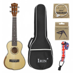 UK2385 23 colių koncertinė Ukulele eglės akacijos plok&scaron;tės klasikinė Ukelele gitara su mai&scaron;o styga Capo