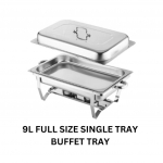 Pilno dydžio nerūdijančio plieno chafing indas bufeto rinkinys serviravimo padėklas vakarėlio maitinimas maisto &scaron;ildytuvas Full Size Single Tray