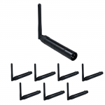 DMX 8PCS Black Metal DMX512 belaidis Dfi DJ 2.4G 7 imtuvai ir 1 siųstuvo ap&scaron;vietimo valdymas US