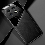 Prabangus odinis automobilio magnetinis apsauginis dėklas, skirtas OnePlus 12R 11R 10T Pro 8T 10R Ace 2V Nord CE4 3 Lite 2 4G 5G Protect, atsparus smūgiams apsauginis dangtelis OnePlus Ace juoda