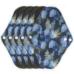 5 vnt. Moteri&scaron;ki higieniniai įklotai, plaunami daugkartiniai, stipriai sugeriantys vandenį moteri&scaron;ki menstruaciniai įklotai #G46