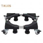 Reguliuojamas &scaron;aldytuvo stovas, stabilus auk&scaron;tinamasis laikiklis Universalus skalbimo ma&scaron;inos džiovintuvo stovo pagrindas su 360 laipsnių besisukančiais ratukais A