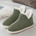 Žieminės vientisos spalvos pliu&scaron;inės &scaron;lepetės, termo &scaron;lepetės ant plok&scaron;čios kulk&scaron;nies &scaron;lepetės Batai &scaron;ilti vidaus lauko &scaron;lepetės moteri&scaron;ki batai